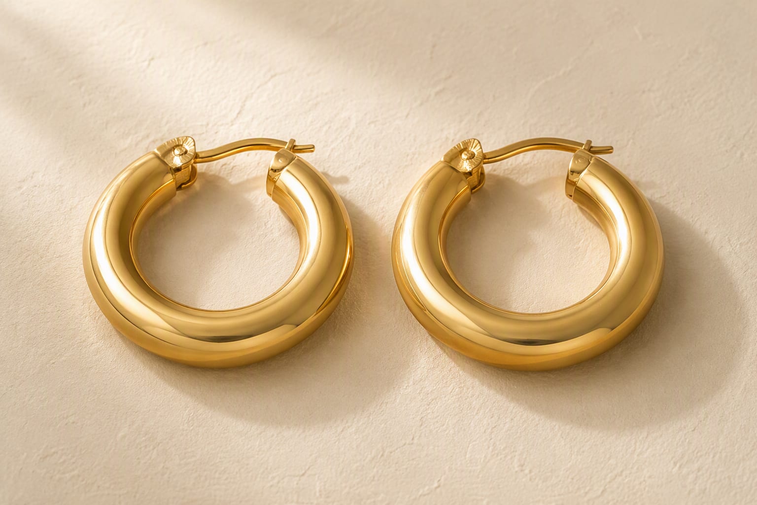 Chunky Hoop Earrings
