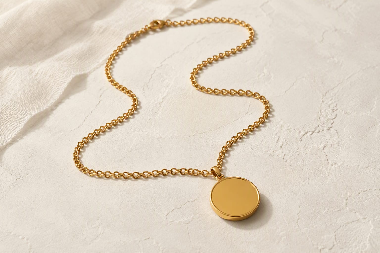 Coin Medallion Necklace