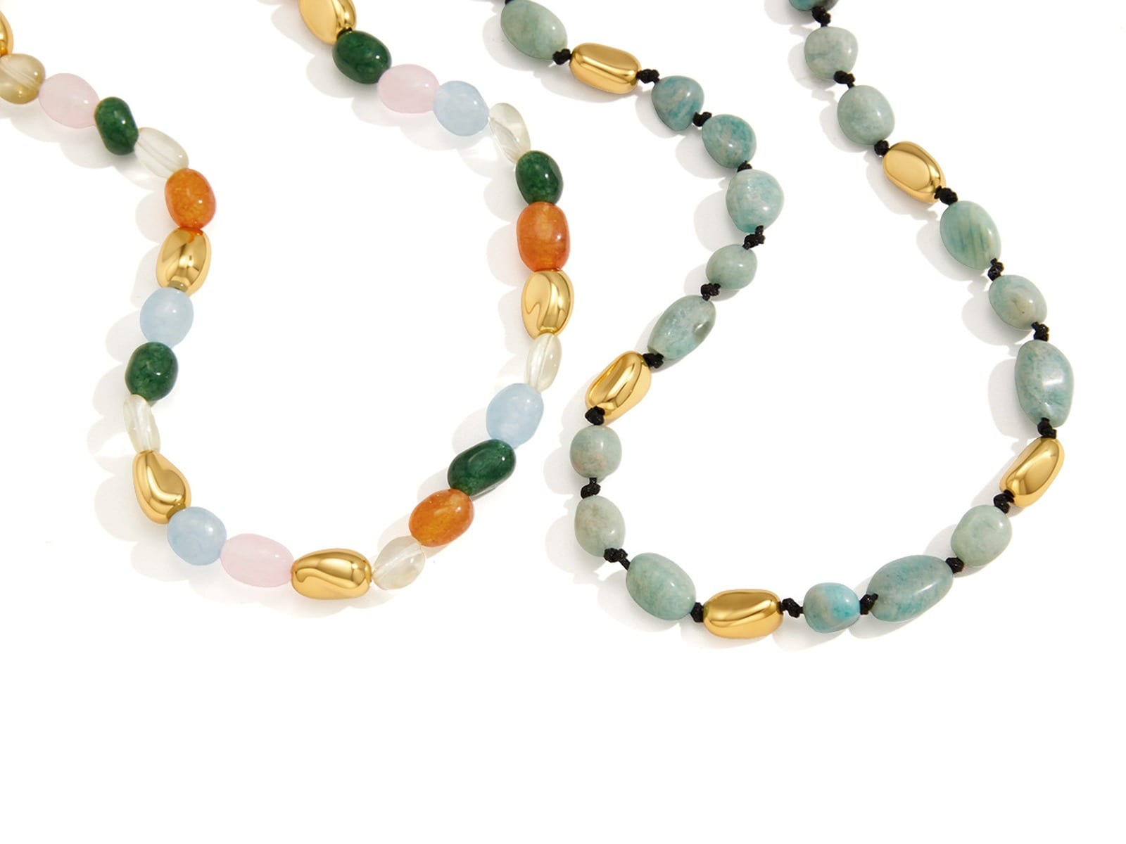Baroque Stone Bead Necklace