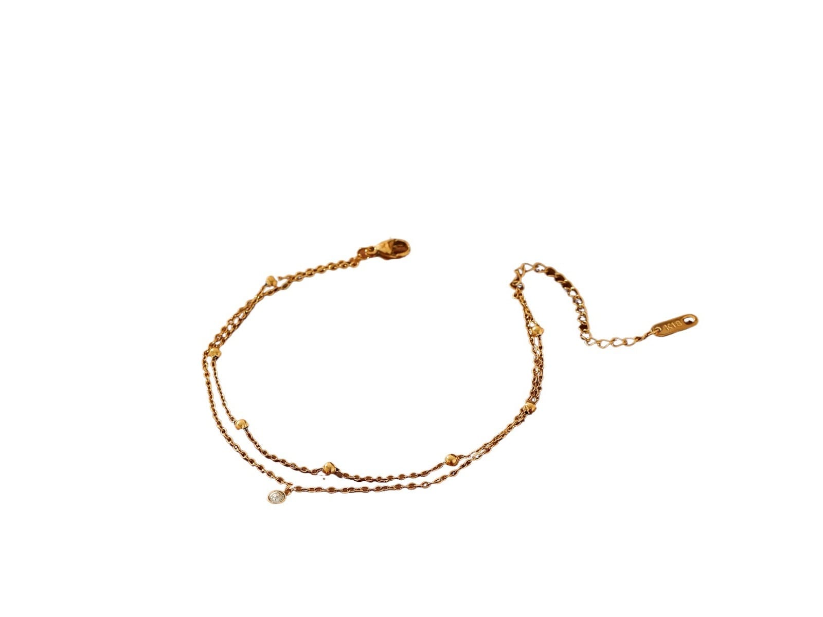 Bead & Butterfly Anklet