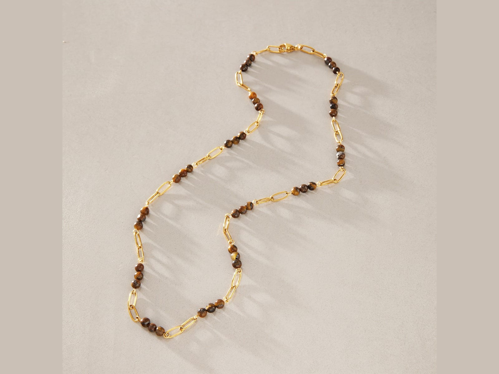 Bead Y-Lariat Necklace — detail