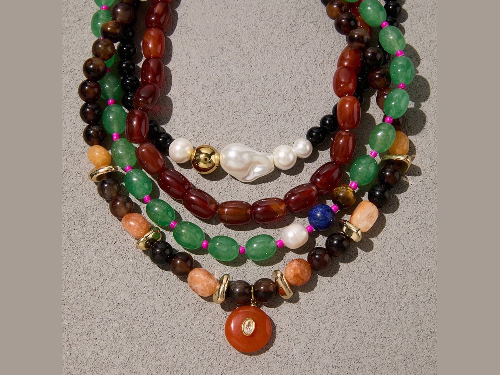 Beaded Necklace Range — detail