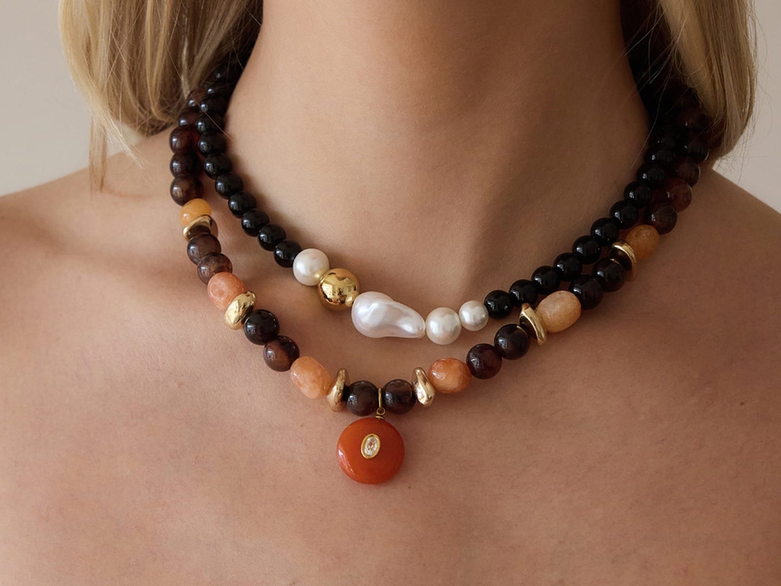 Beaded Necklace Range — detail
