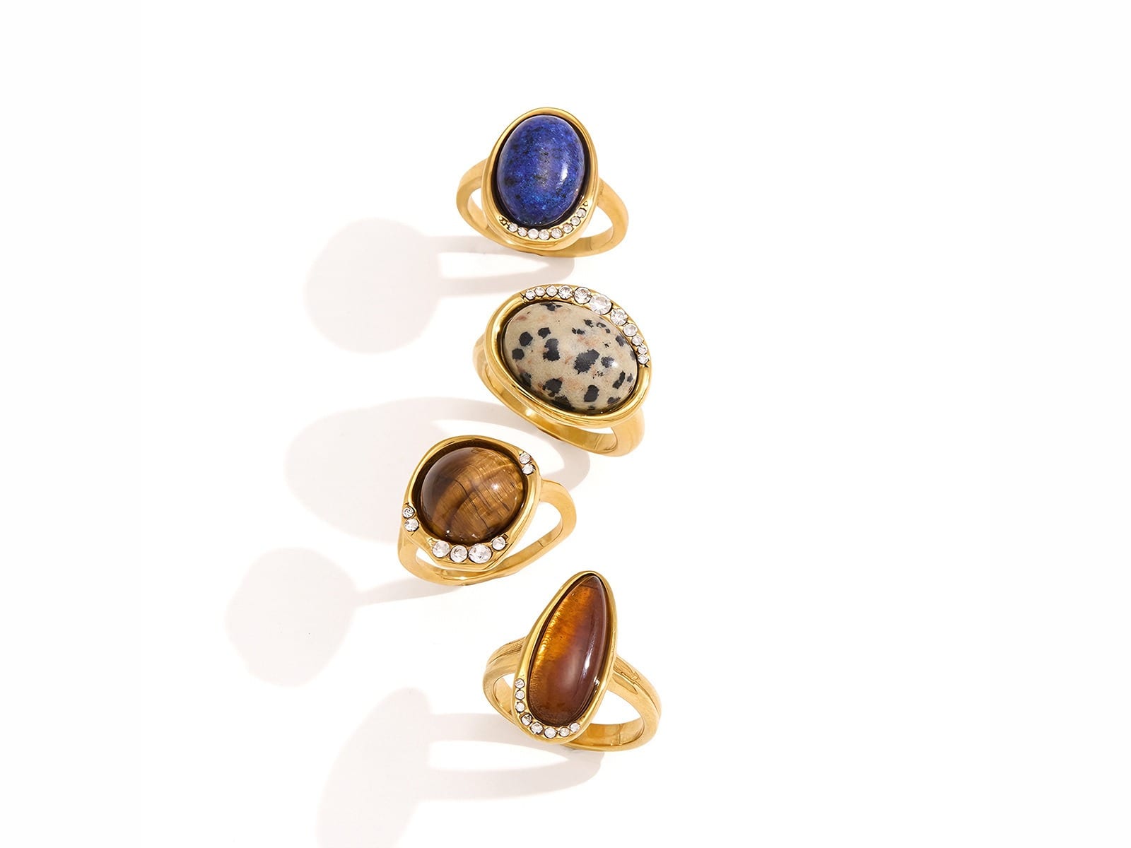 Cabochon Stone Ring Range