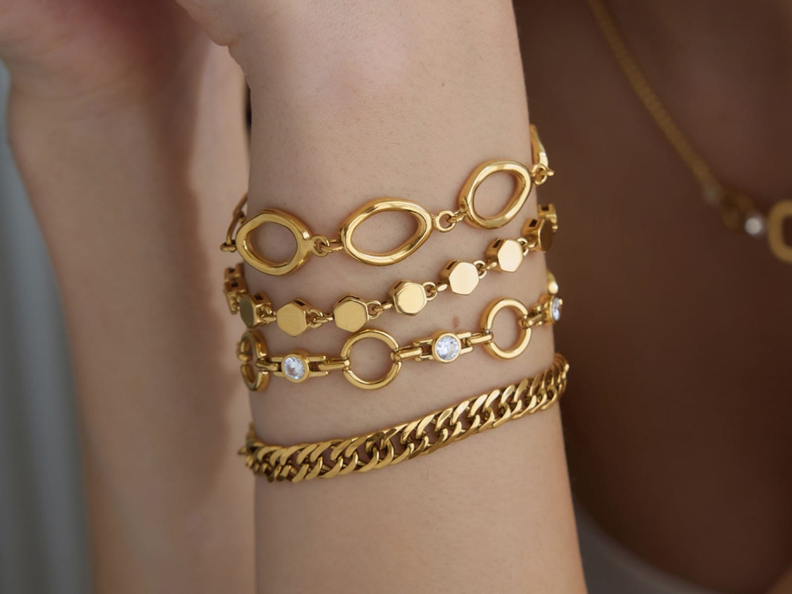 Chain Bracelet Range — detail