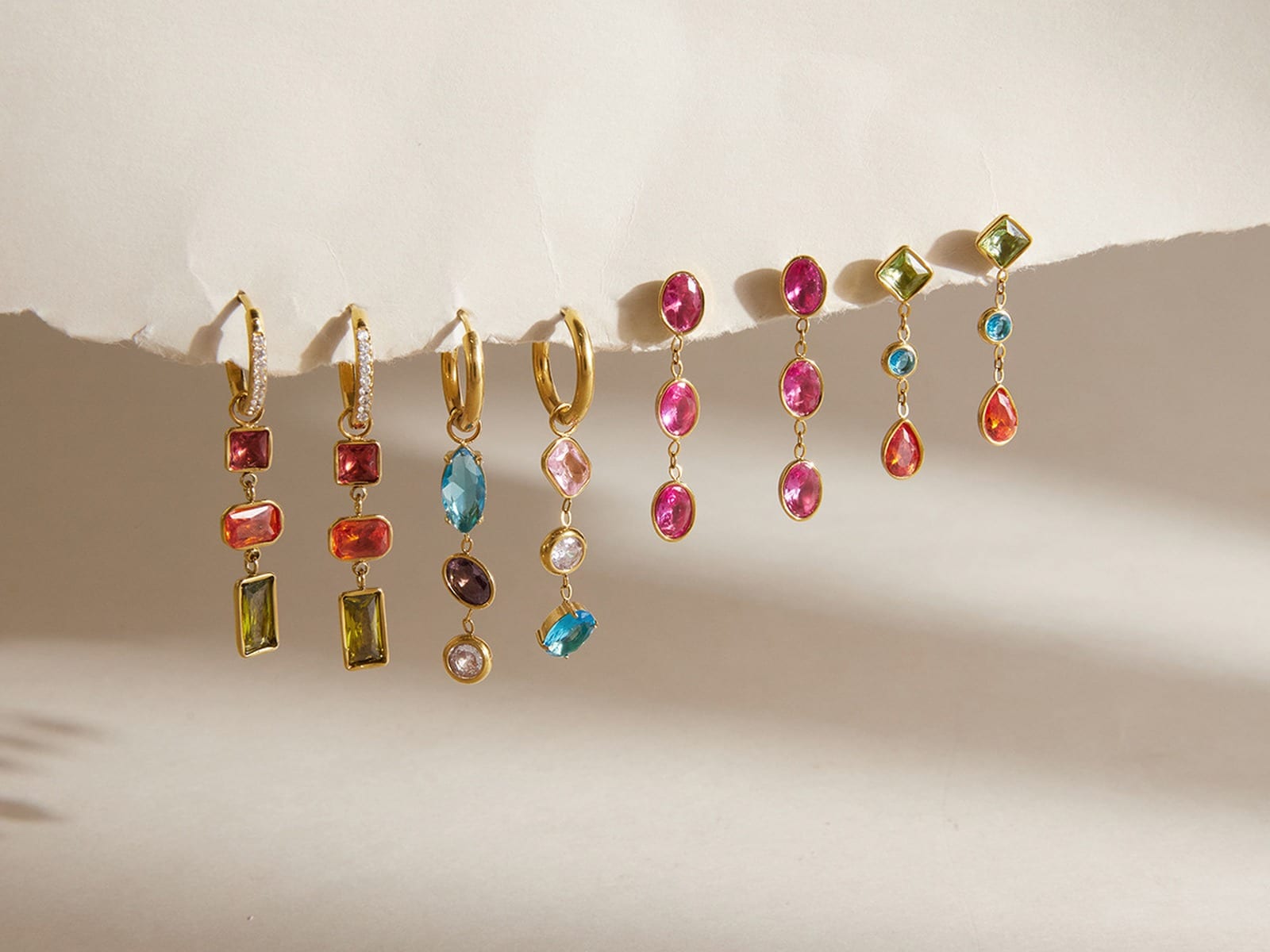 Chain Tassel Earring Range — detail