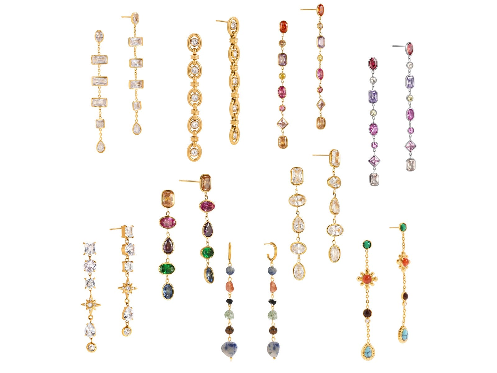 Chain Tassel Earring Range