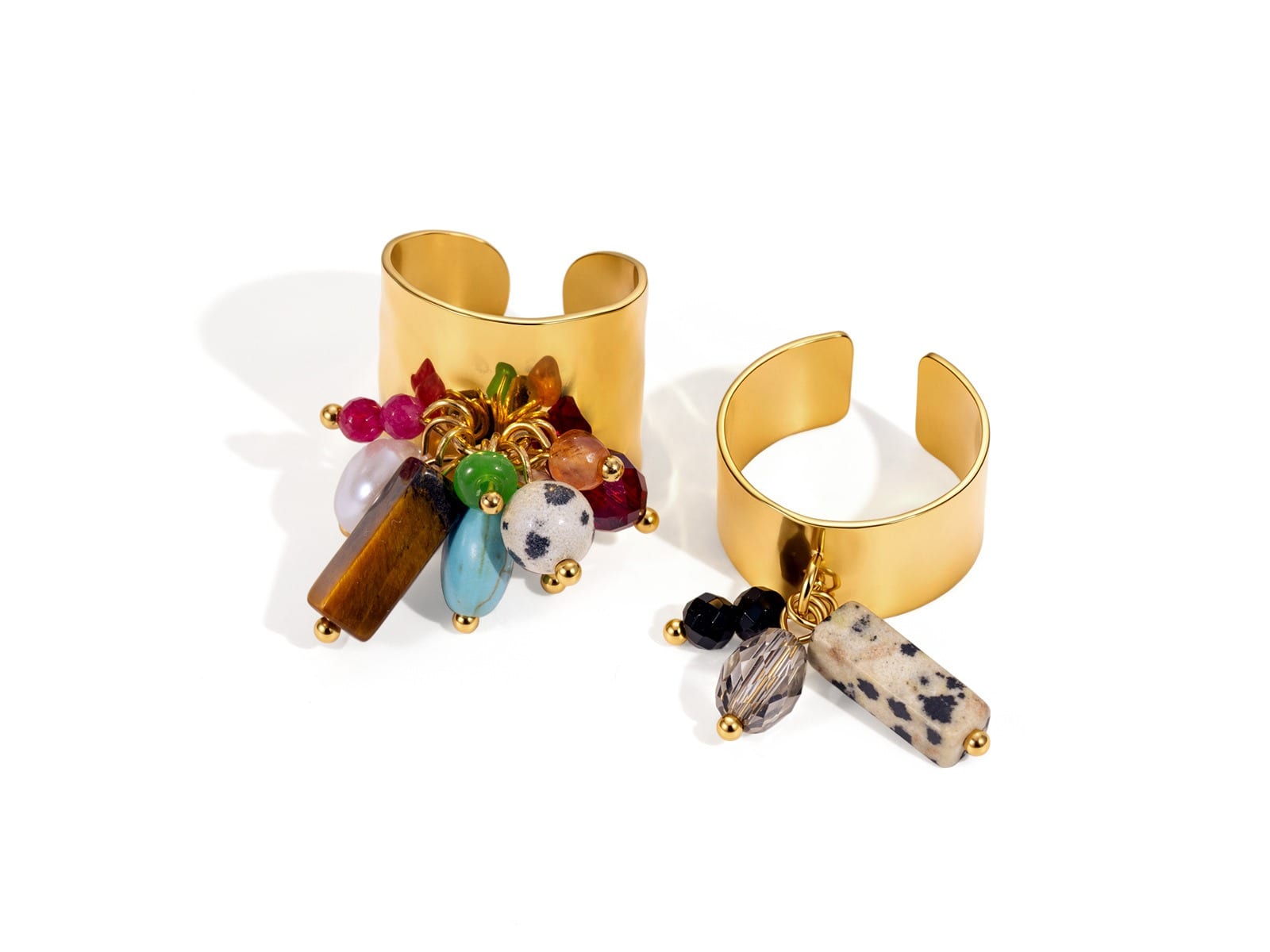 Charm Cuff Ring, Open Band