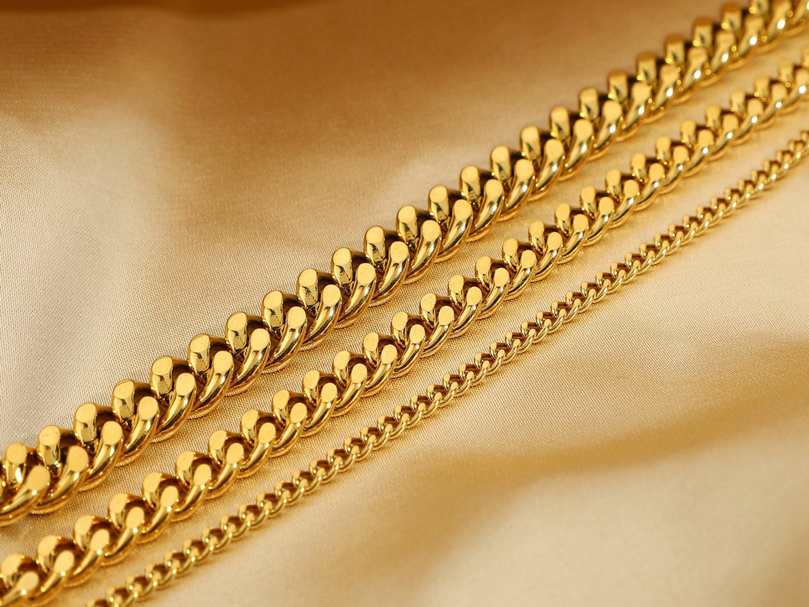 Cuban Chain Anklet — detail