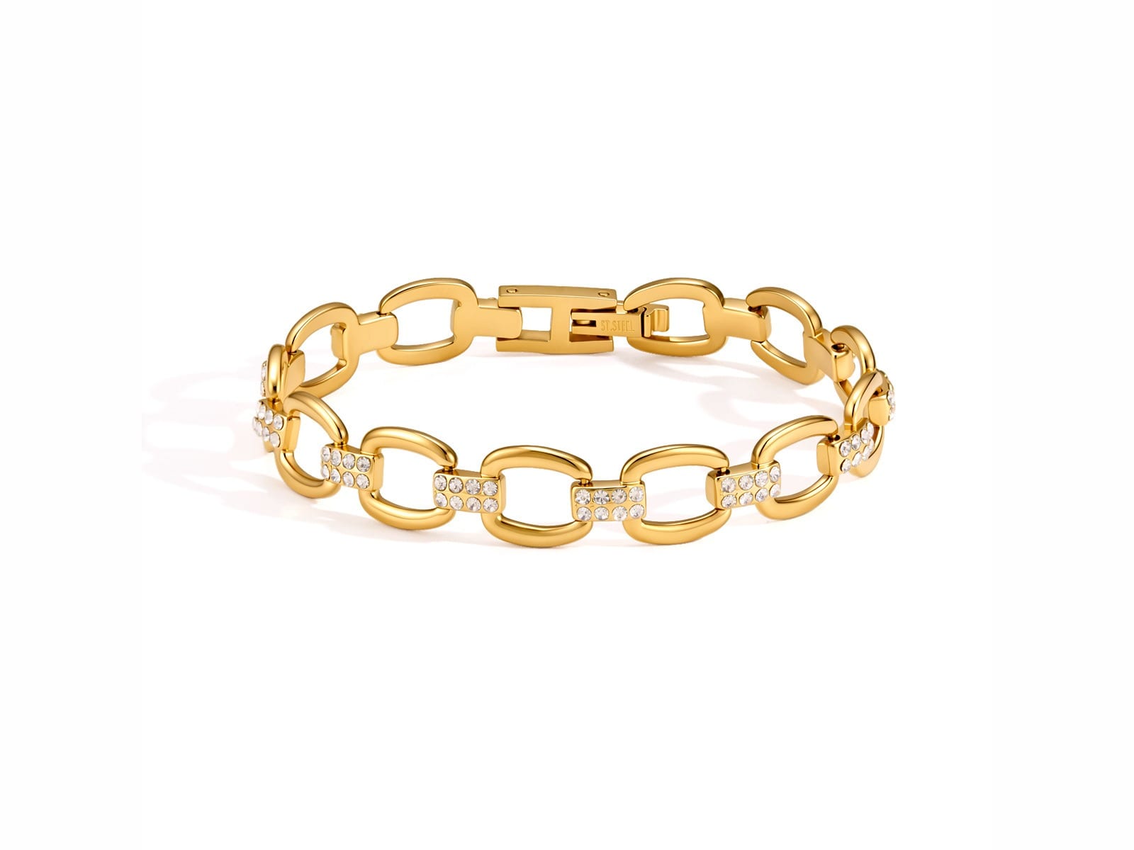 CZ Bar Link Bracelet