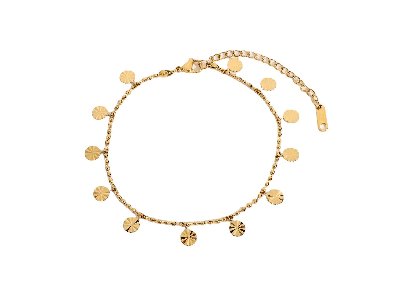 Disc Charm Anklet