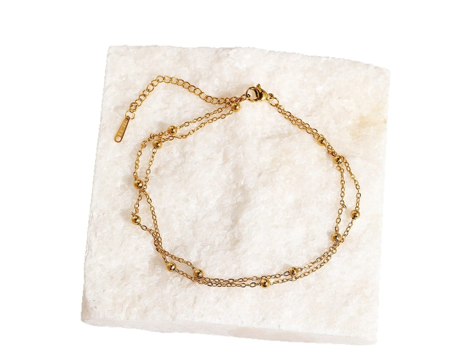 Double Bead Anklet