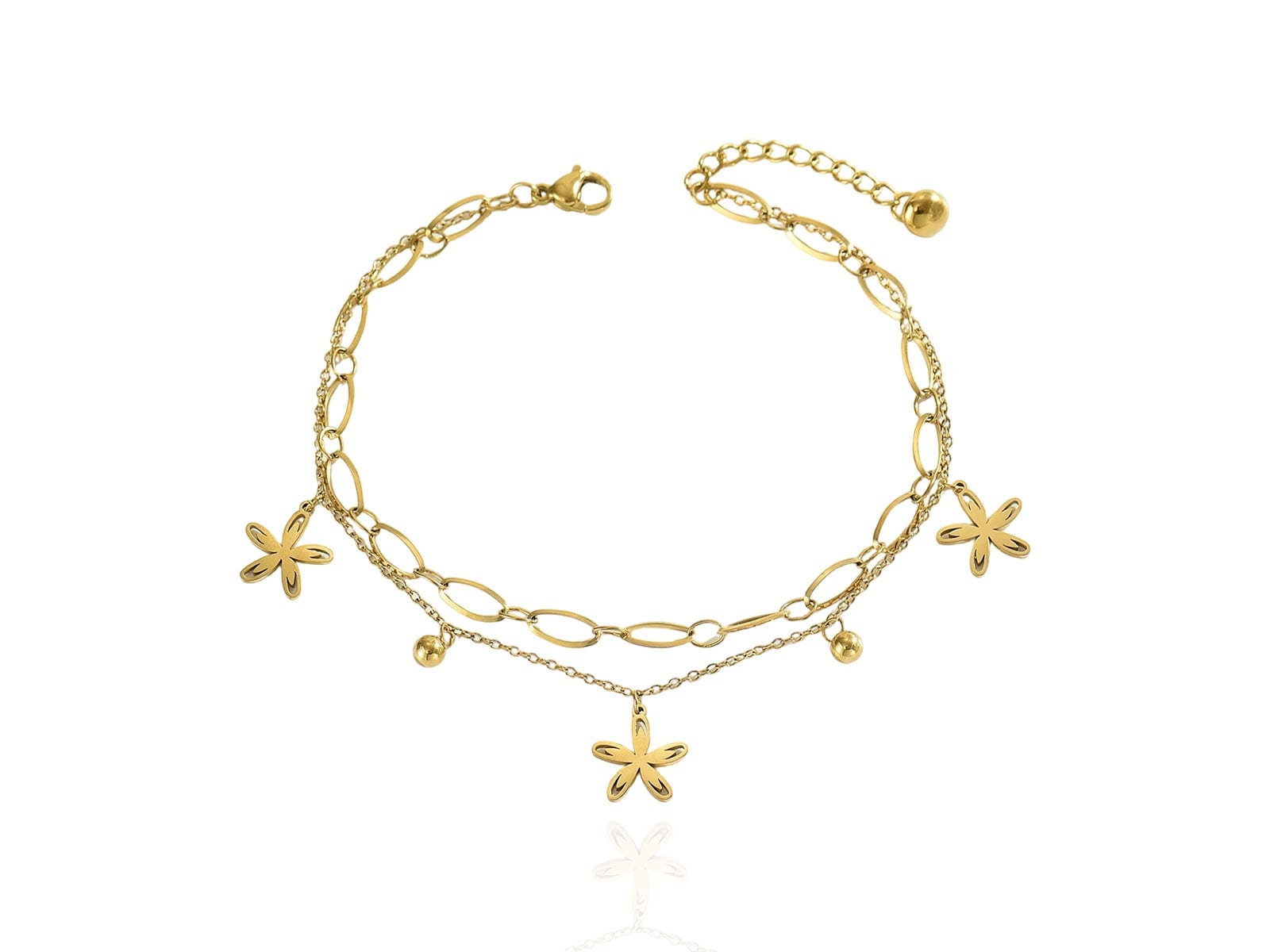Double Starfish Anklet