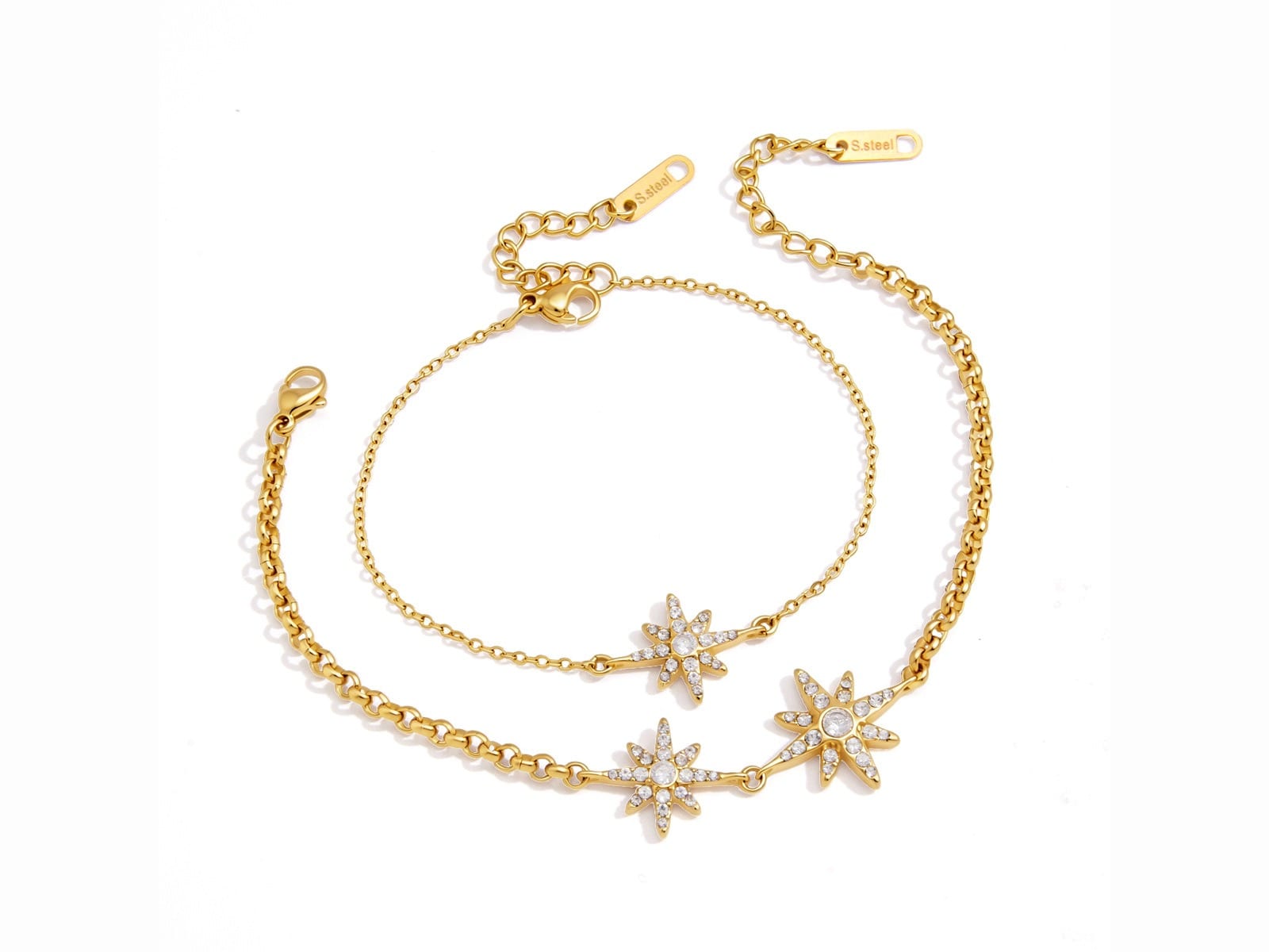 Eight-Point Star Bracelets