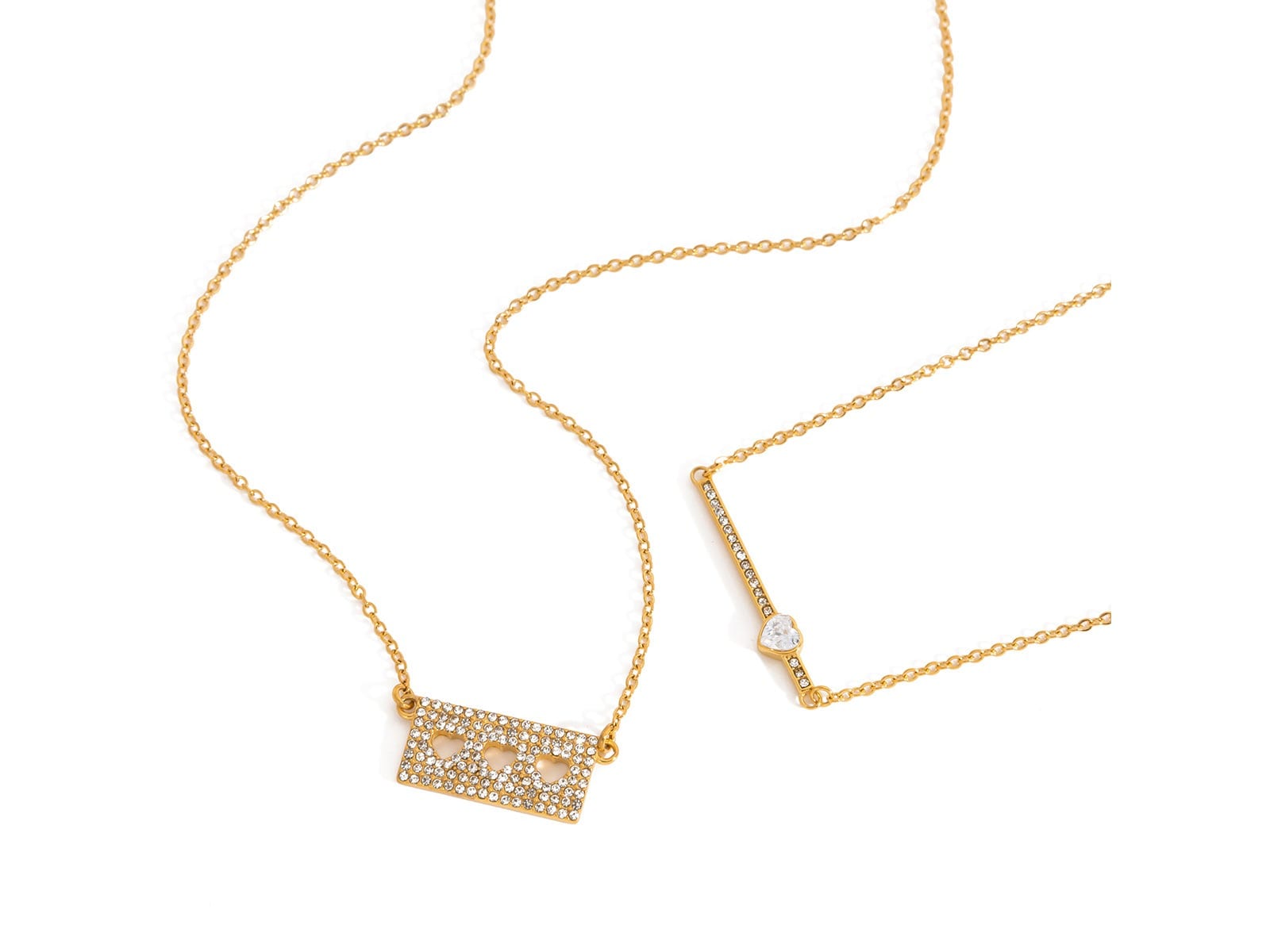 Heart Bar Necklaces