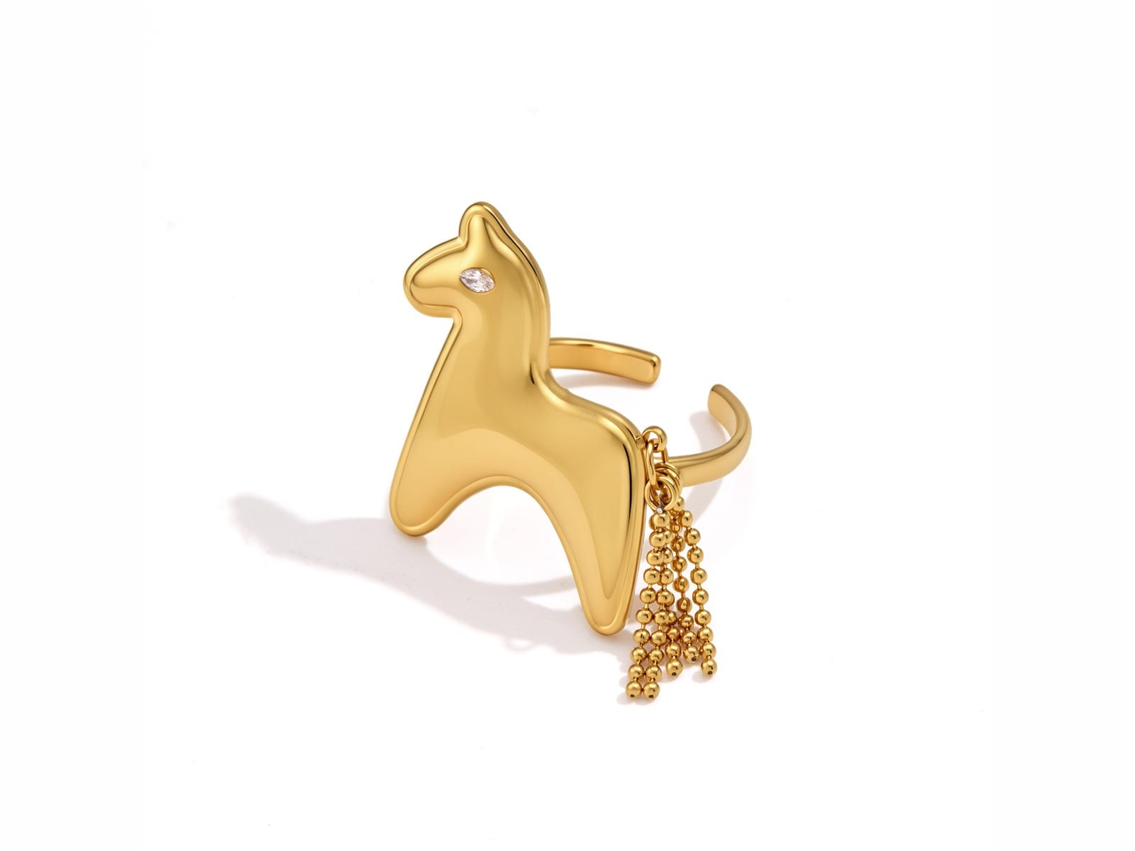 Horse Chain Ring