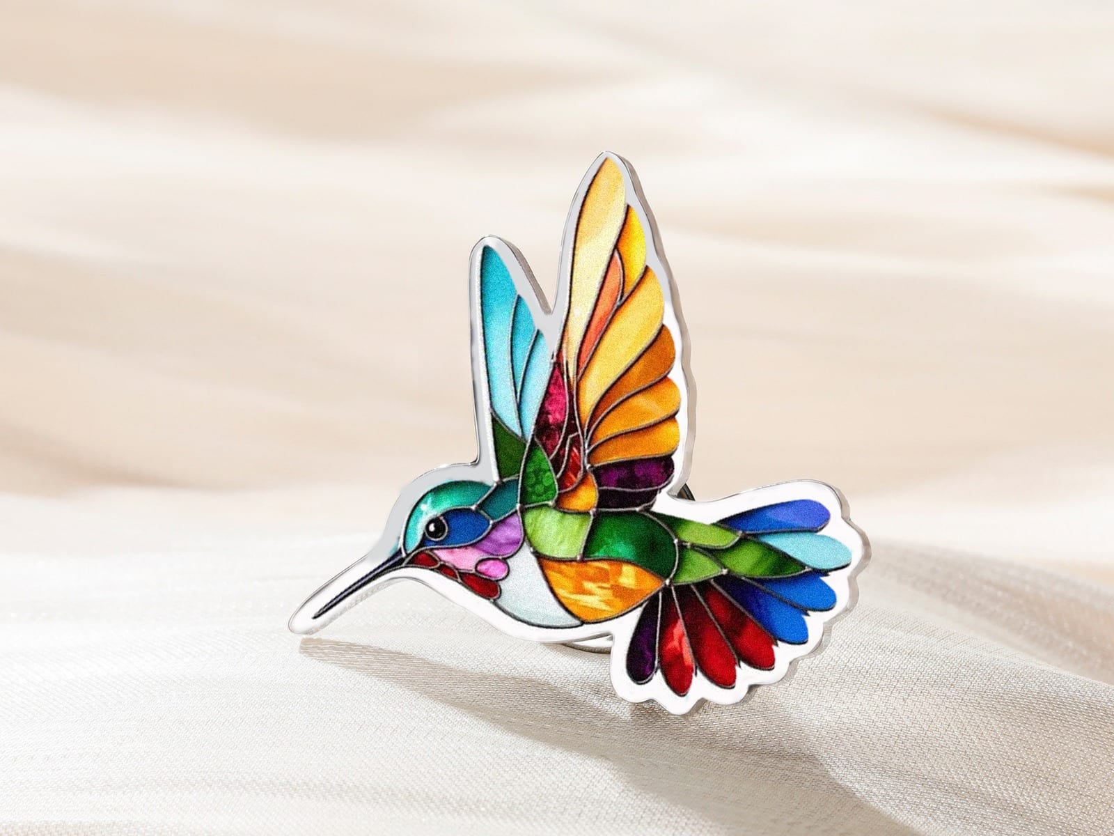 Hummingbird Brooch — detail