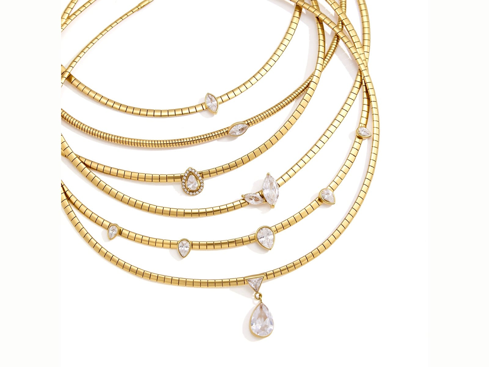 Layered Snake Chain Necklace