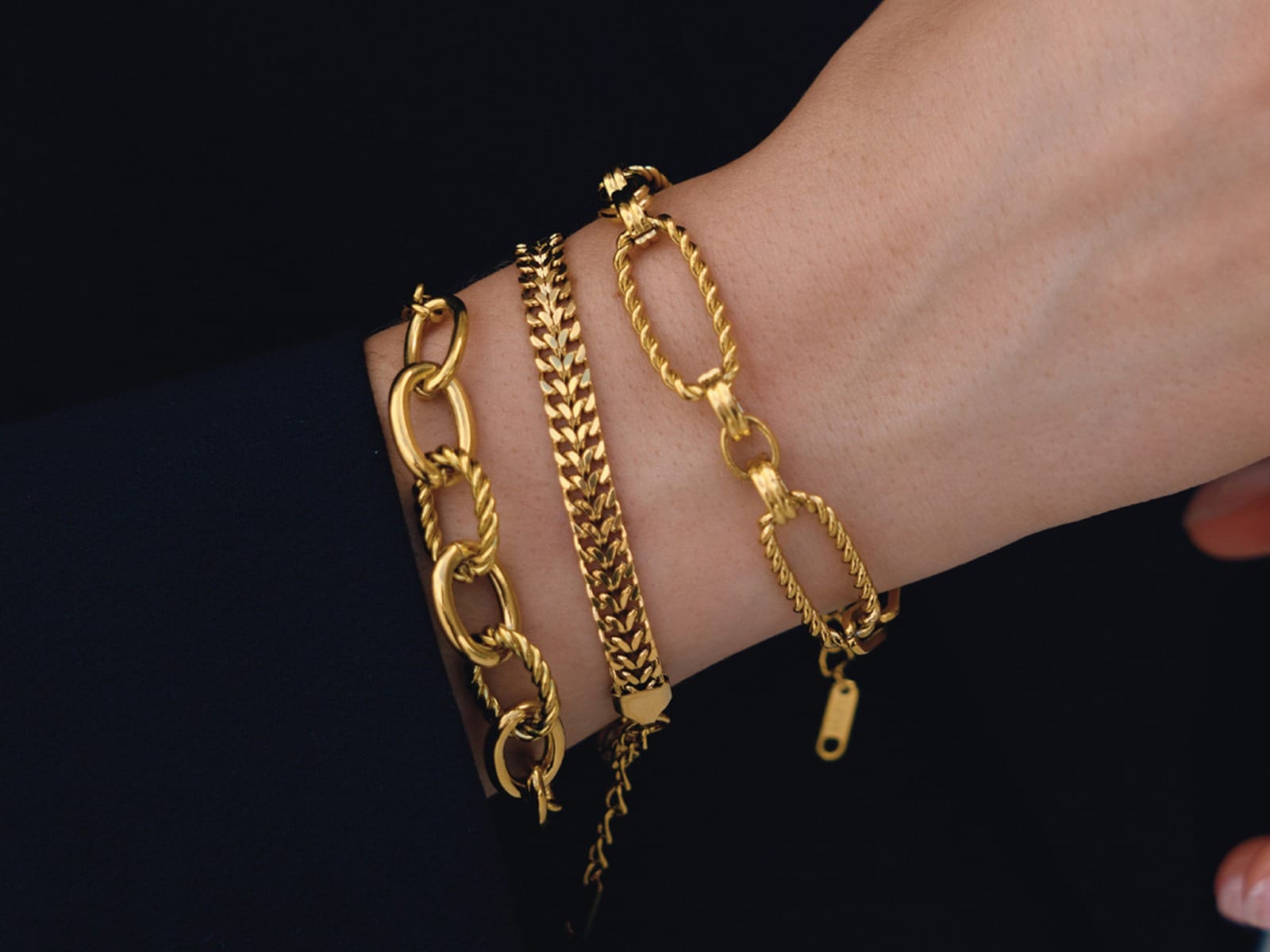 Link Chain Bracelet Range — detail