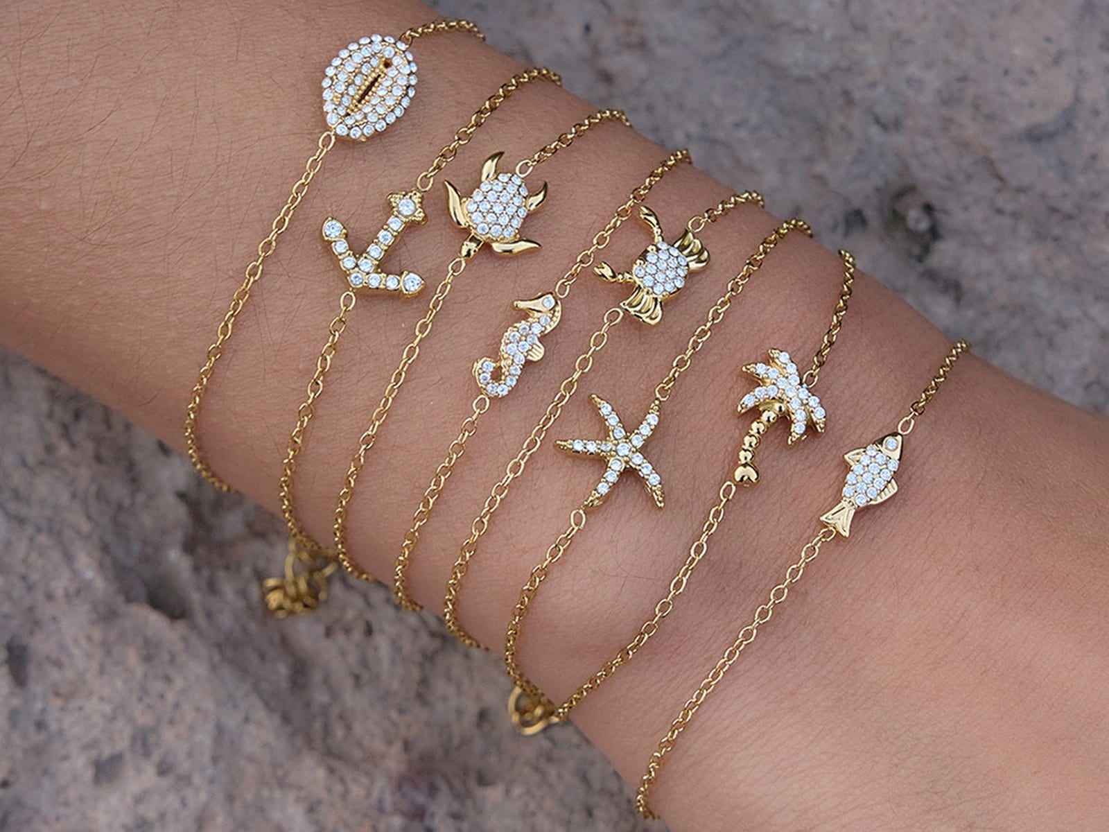 Marine Charm, Detachable Clasp — detail