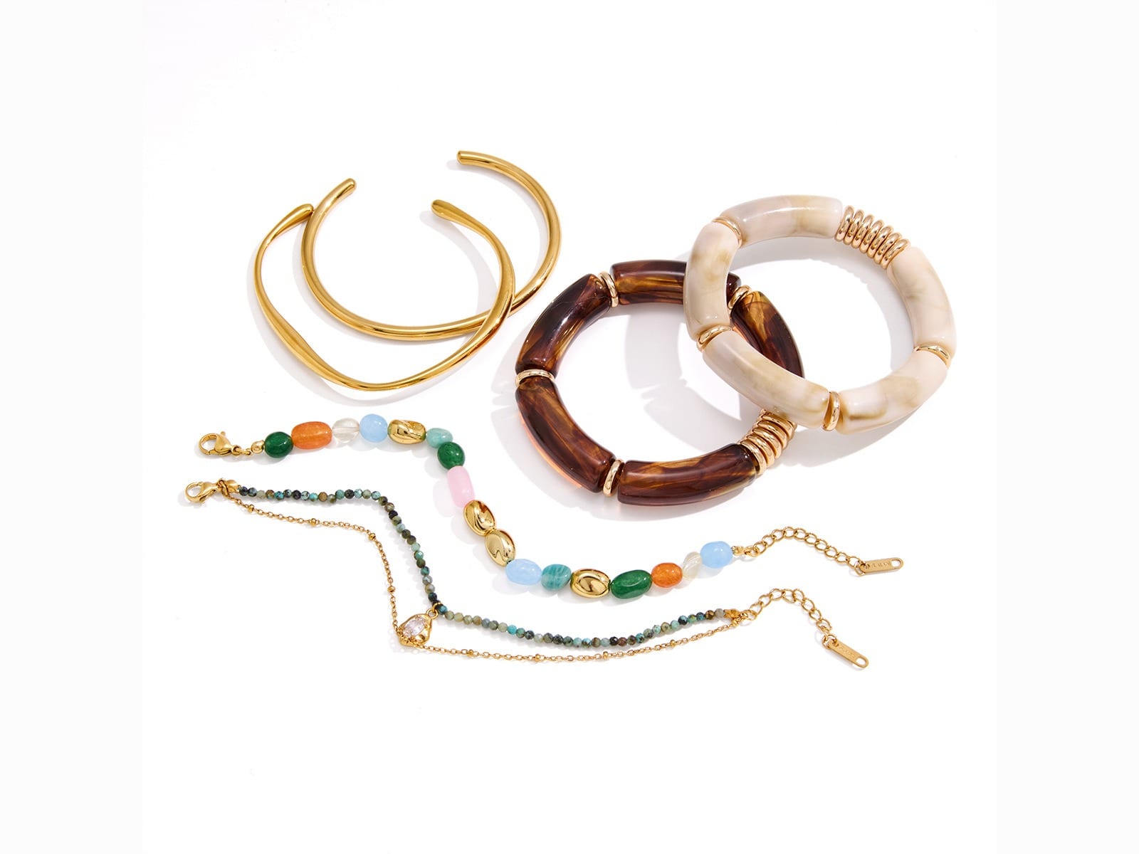 Mixed Bracelet Stack