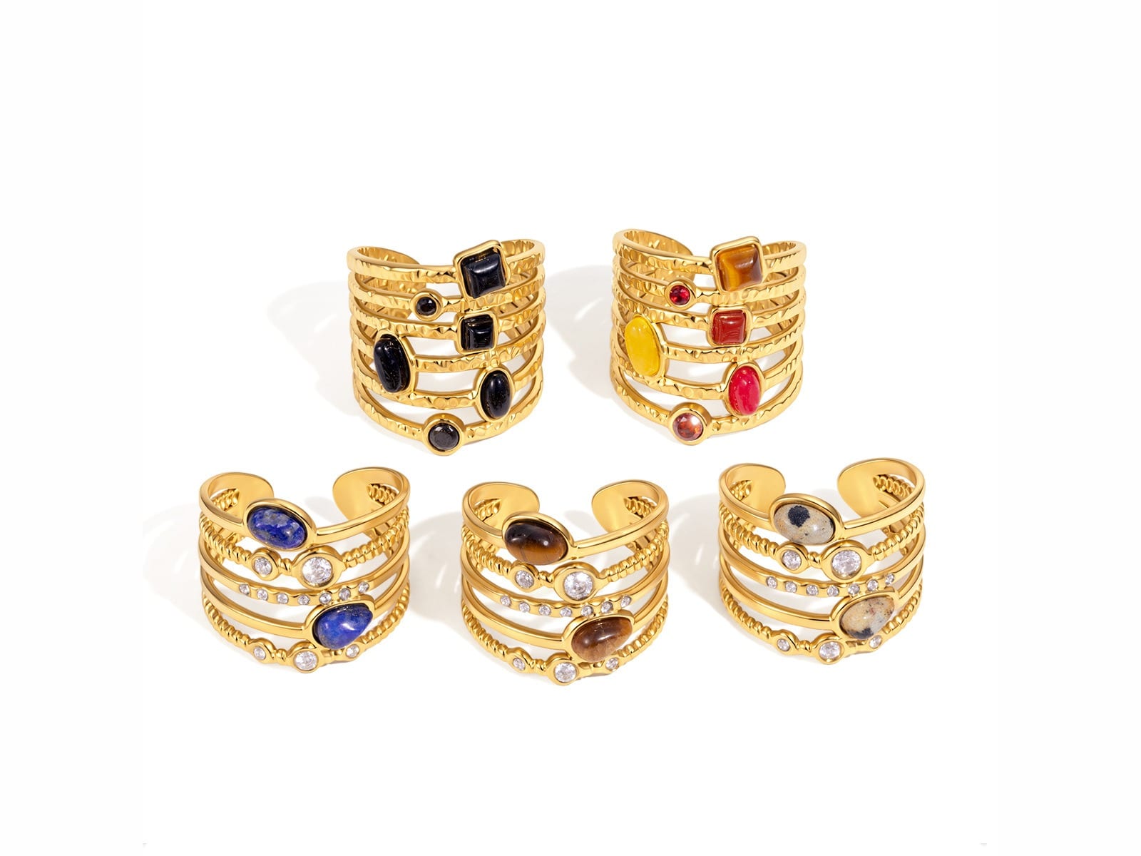 Stacked Band Ring Set