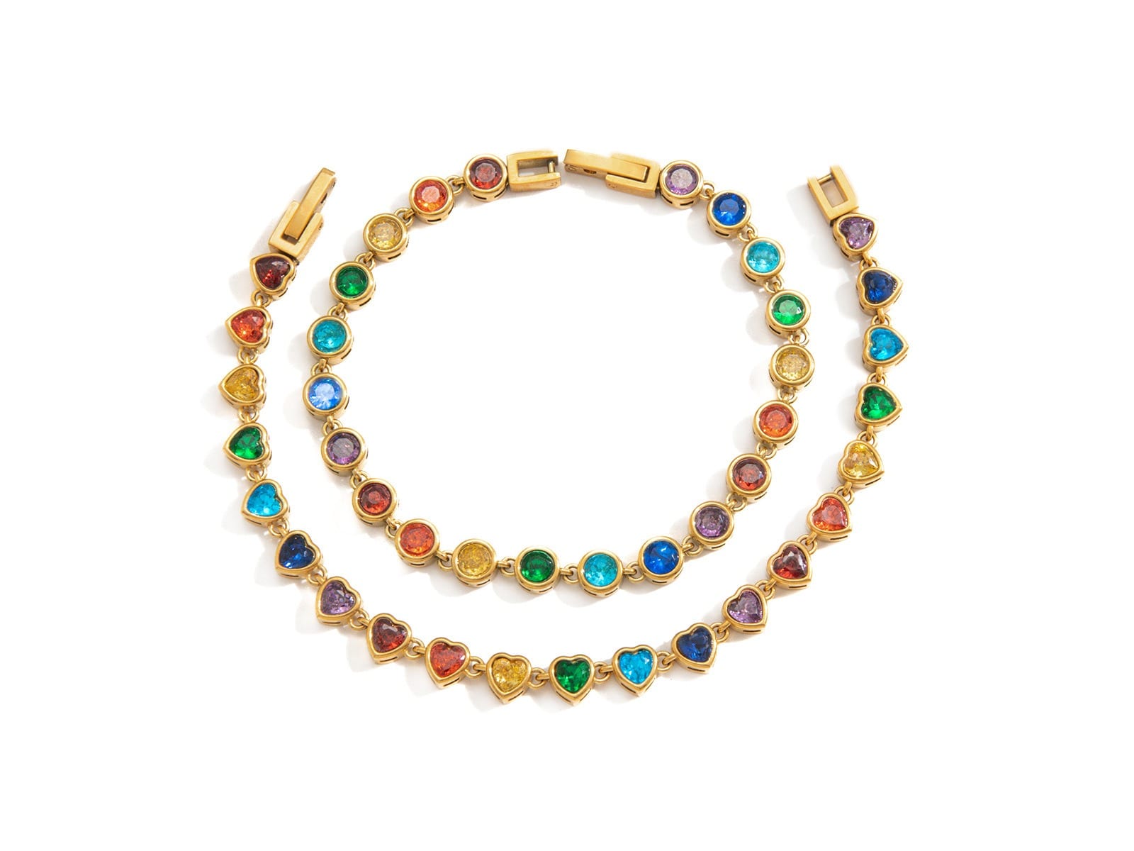 Multi-Colour Stone Bracelet