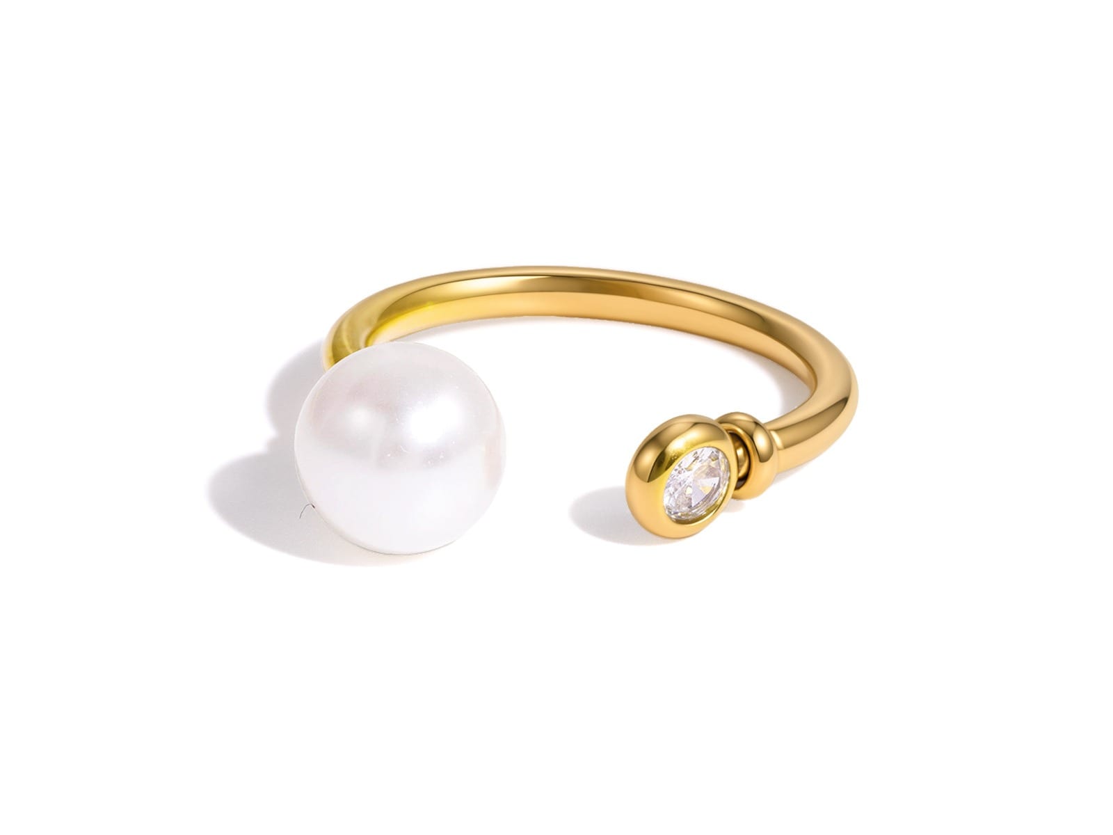 Open Pearl Ring