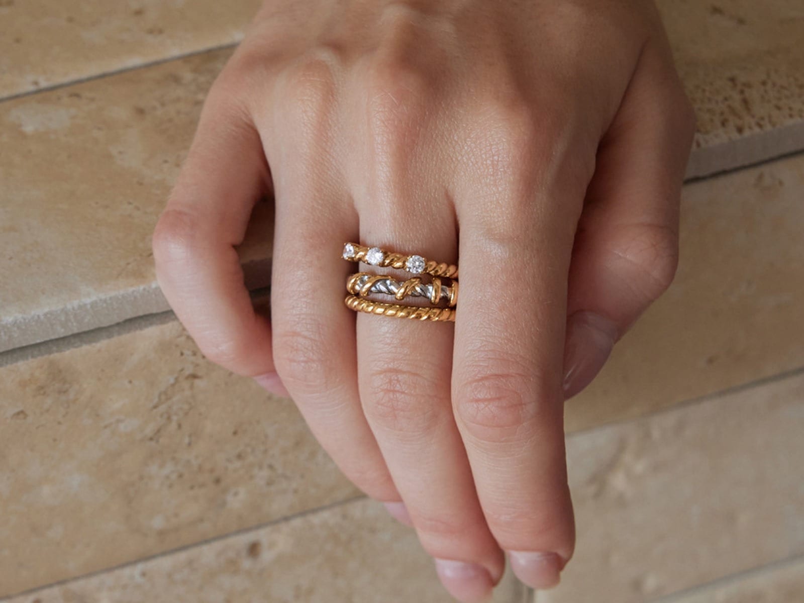 Open Stack Ring Range — detail