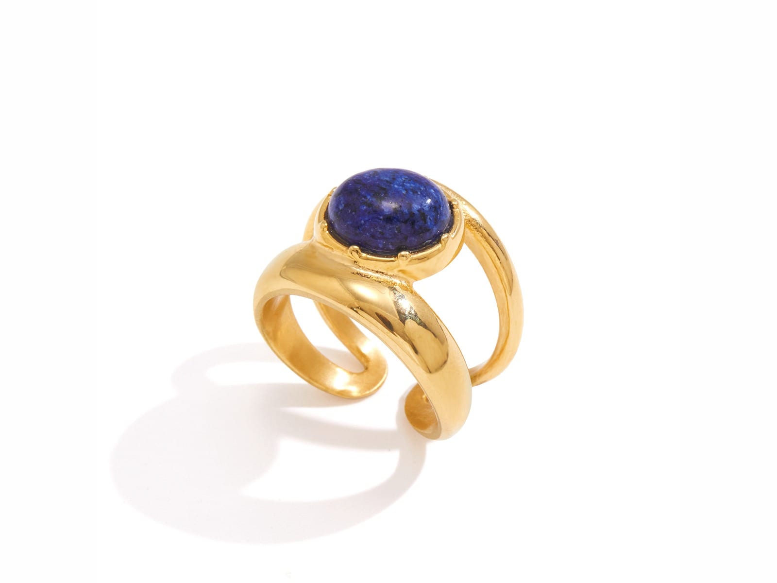 Oval Cabochon Open Ring