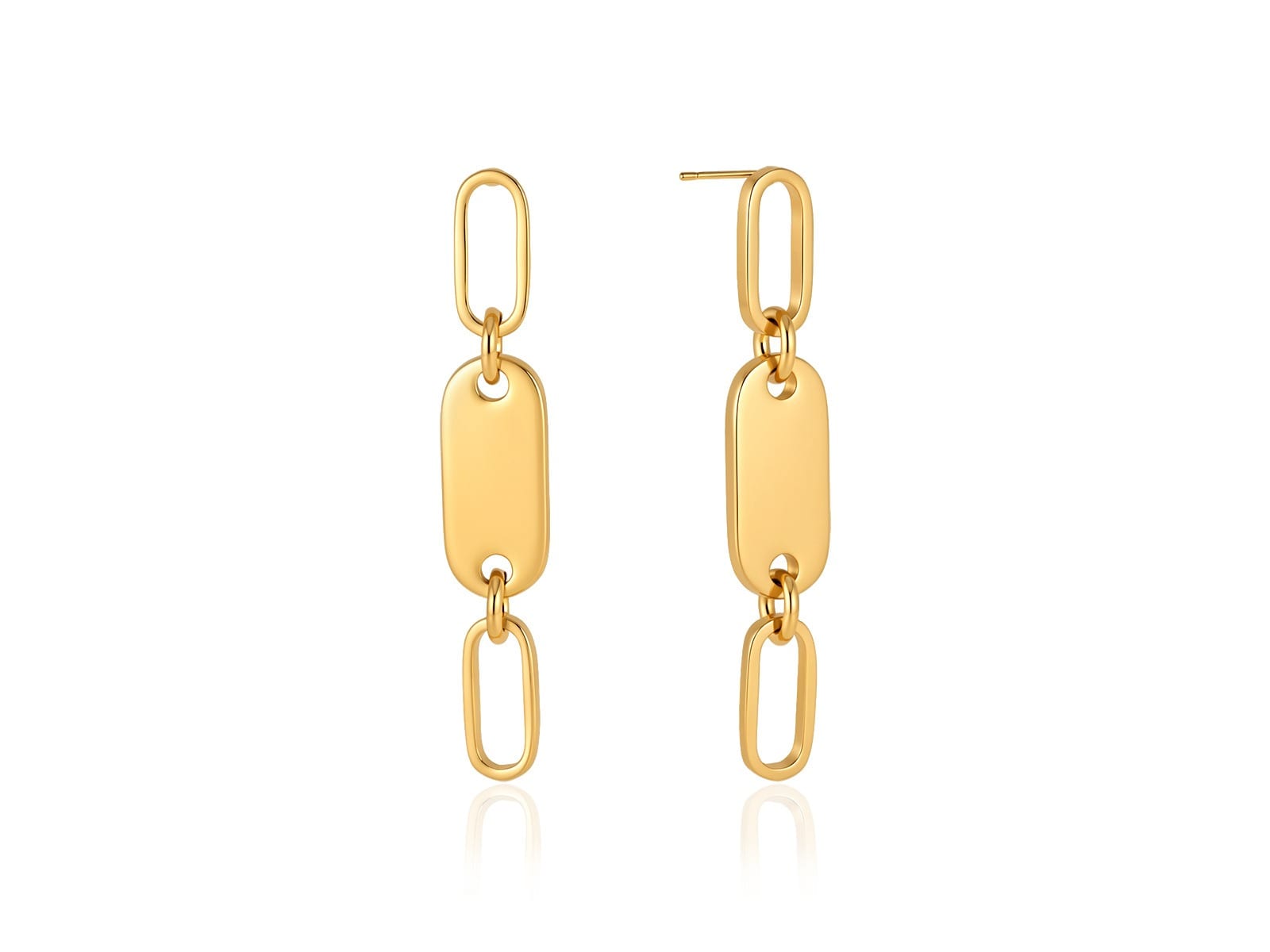 Paperclip Drop Earrings