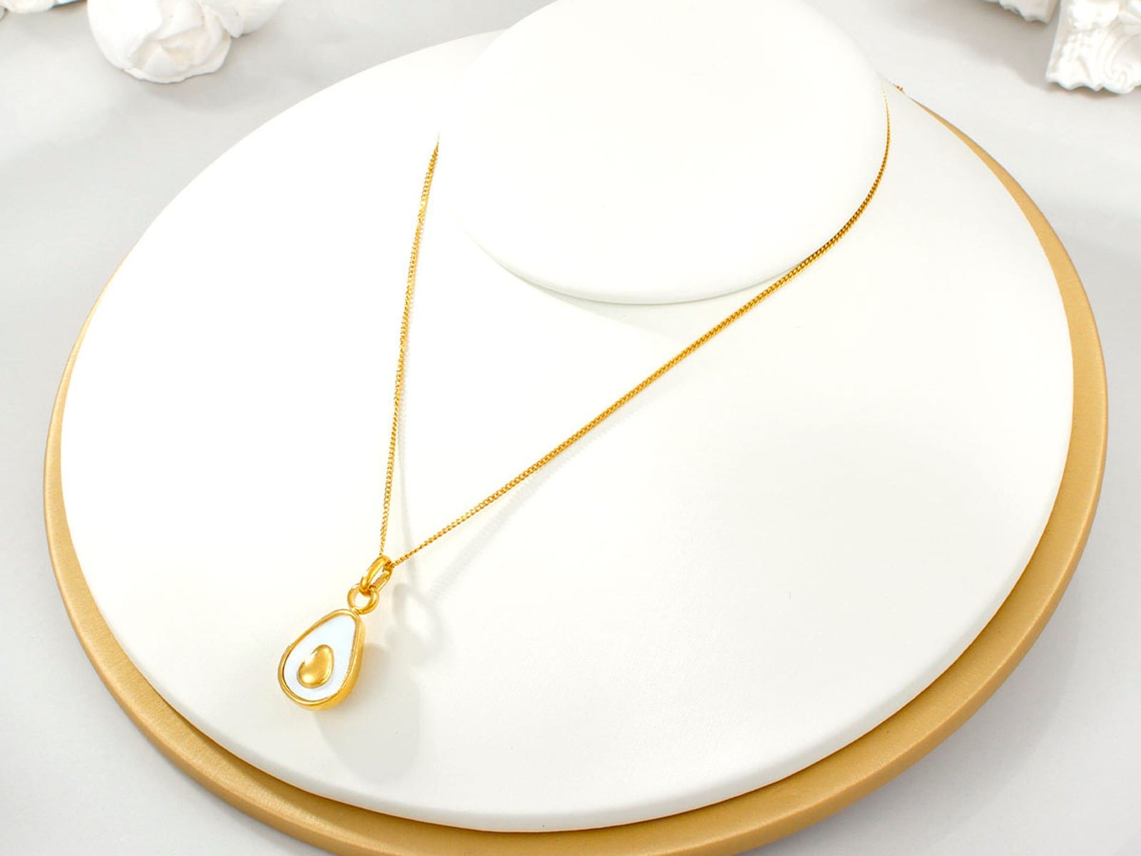 Pearl Necklace and Earring Set
