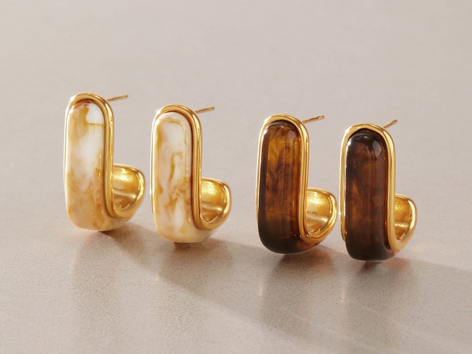Resin Block Hoops — detail