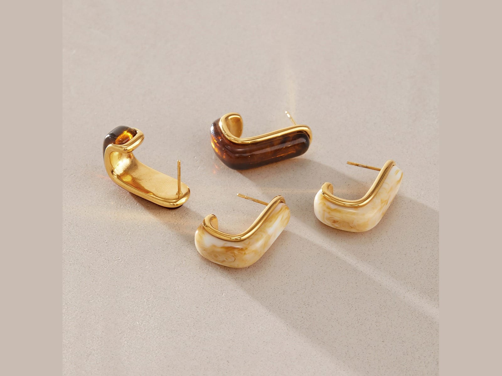 Resin Block Hoops — detail