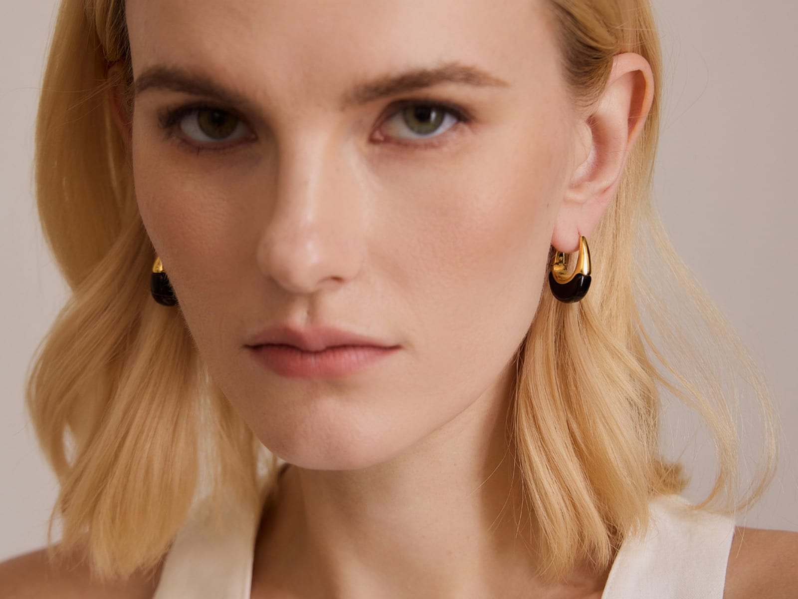 Resin Huggie Earring Range — detail