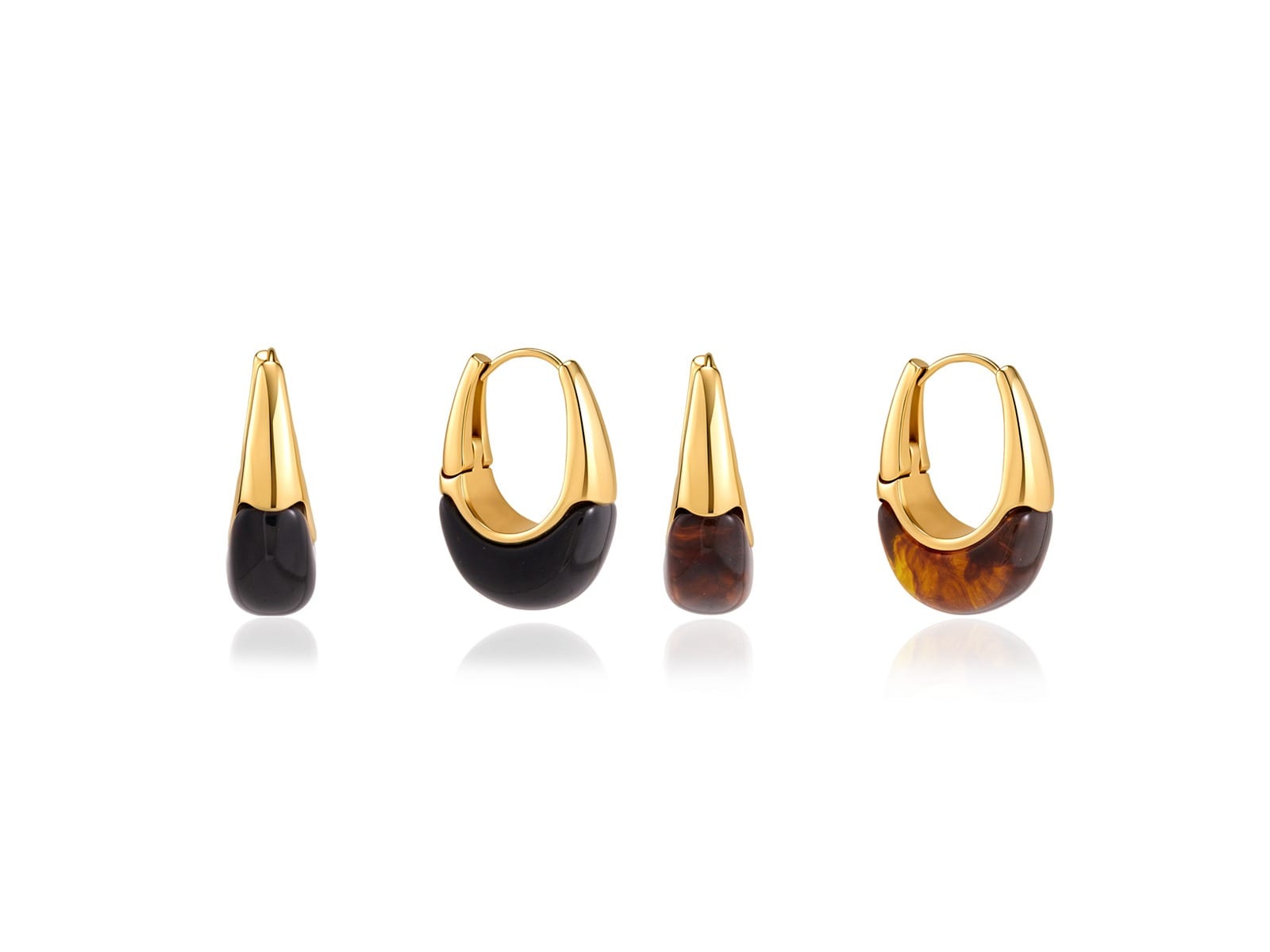 Resin Huggie Earring Range