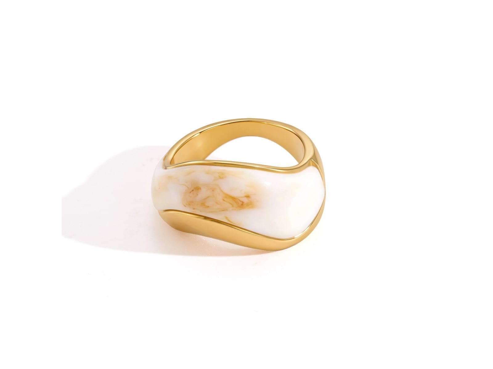 Resin Inlay Signet Ring