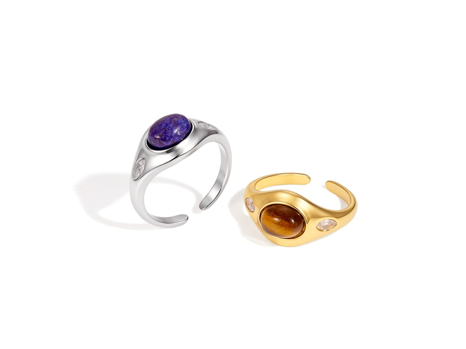Single Stone Open Ring