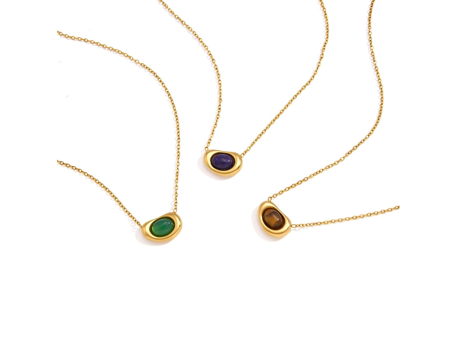 Single Stone Pendant Necklace