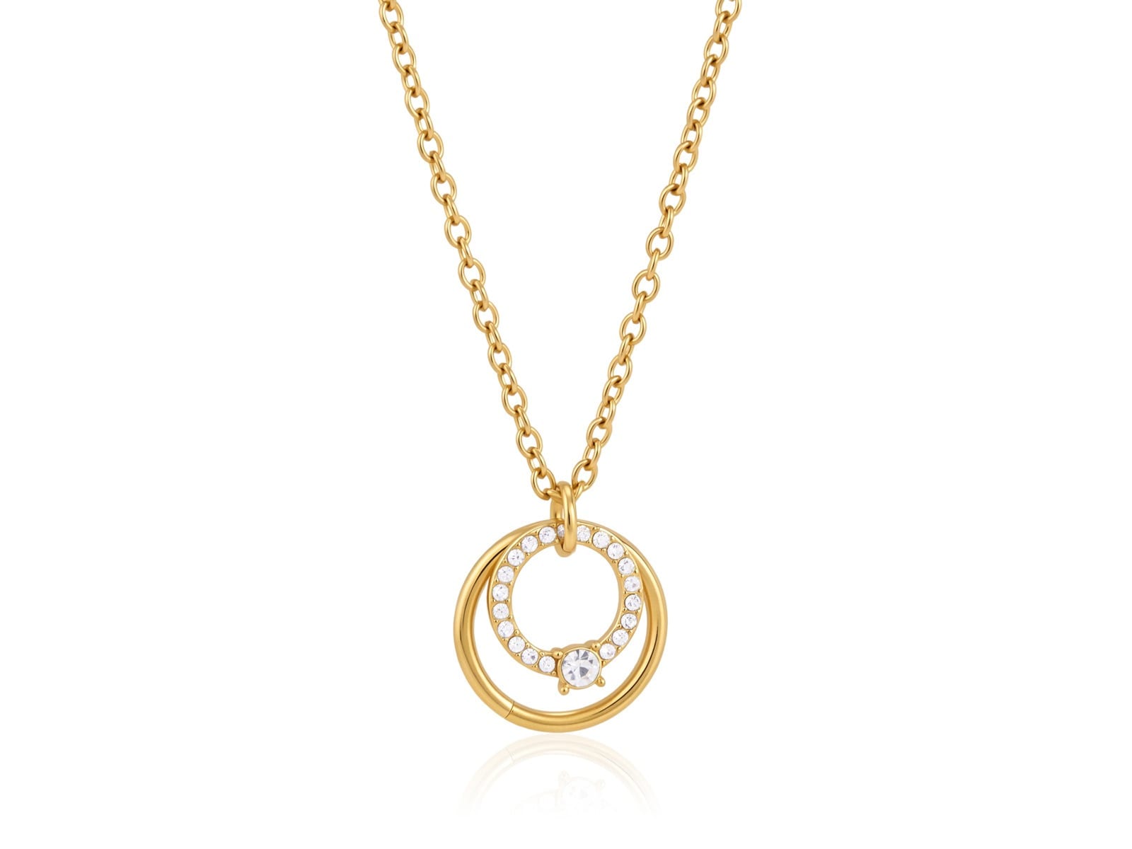 Slider Ring Pendant Necklace