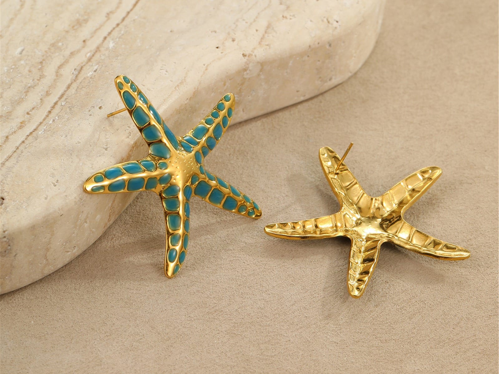 Starfish Adjustable Ring — detail