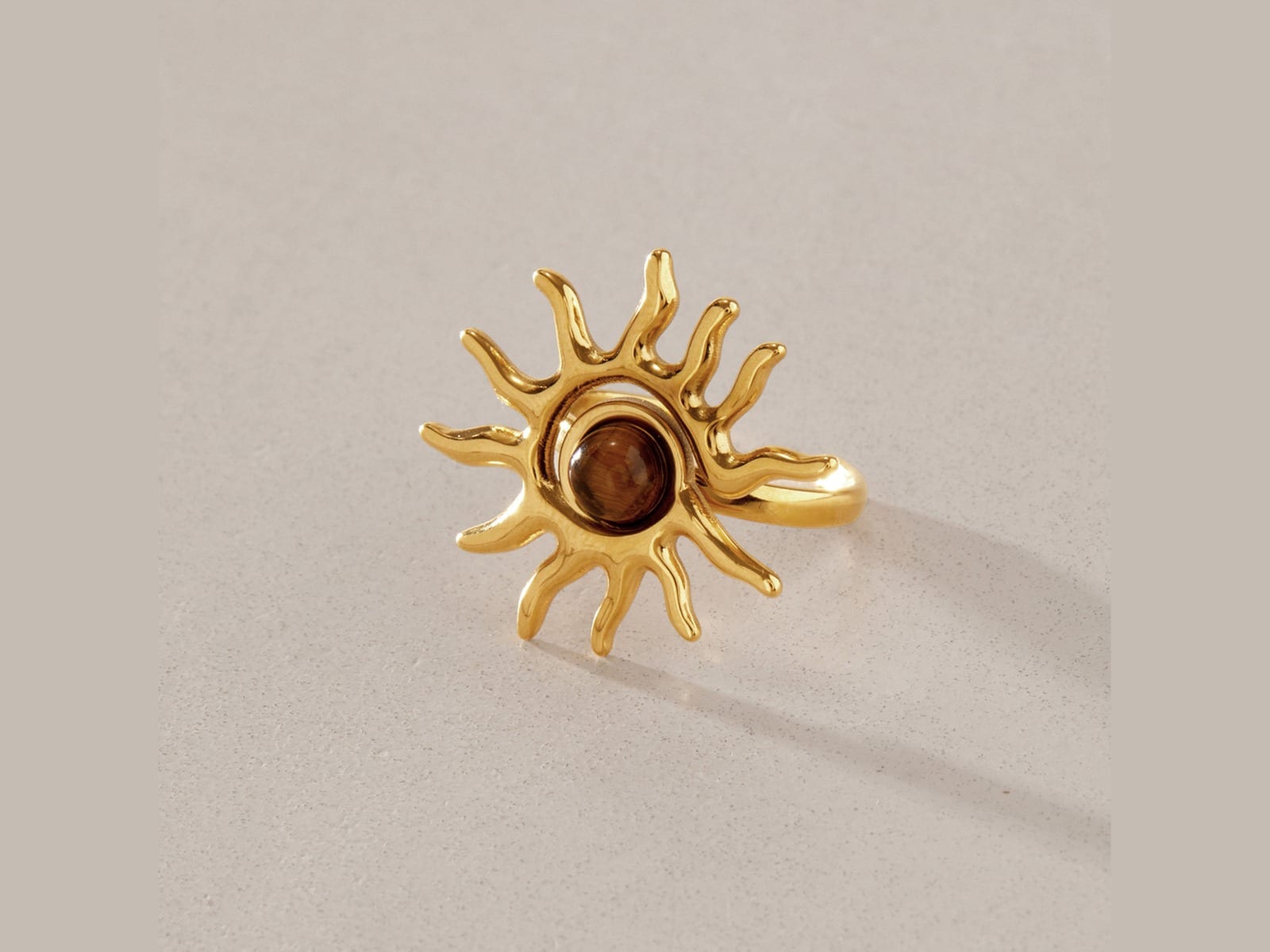 Sun Motif Ring Range — detail