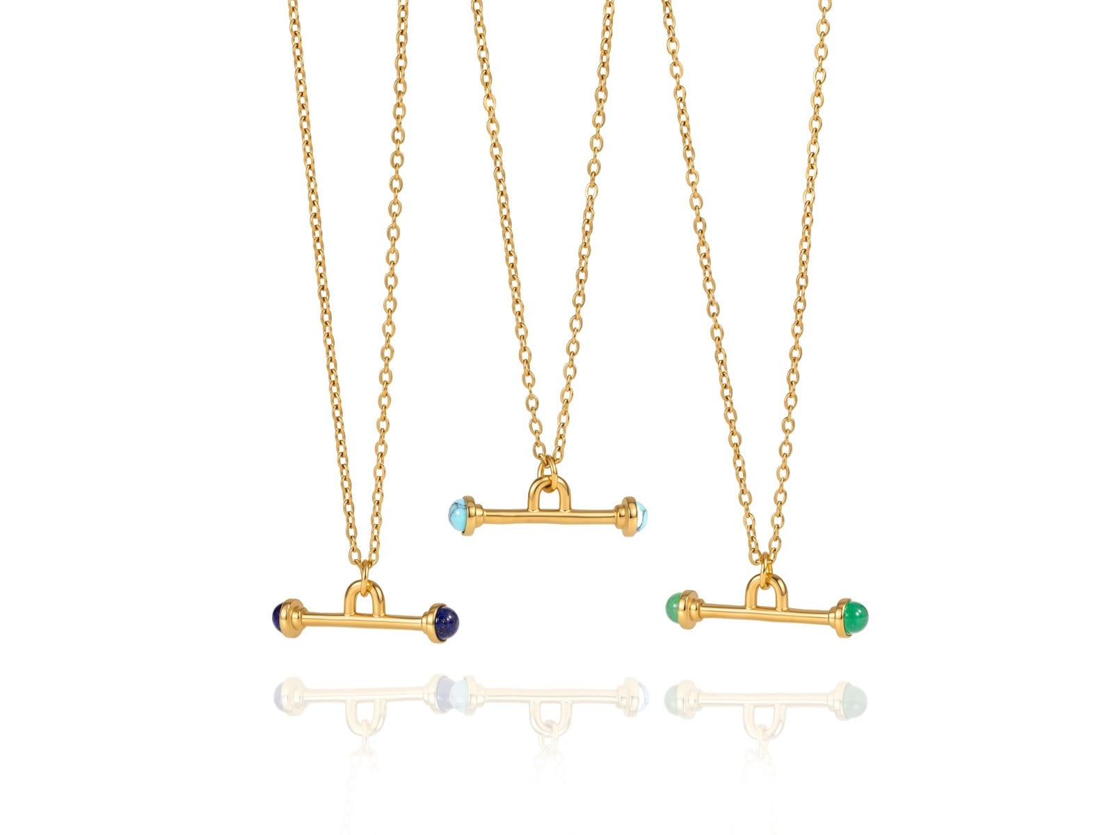 T-Bar Stone Necklace