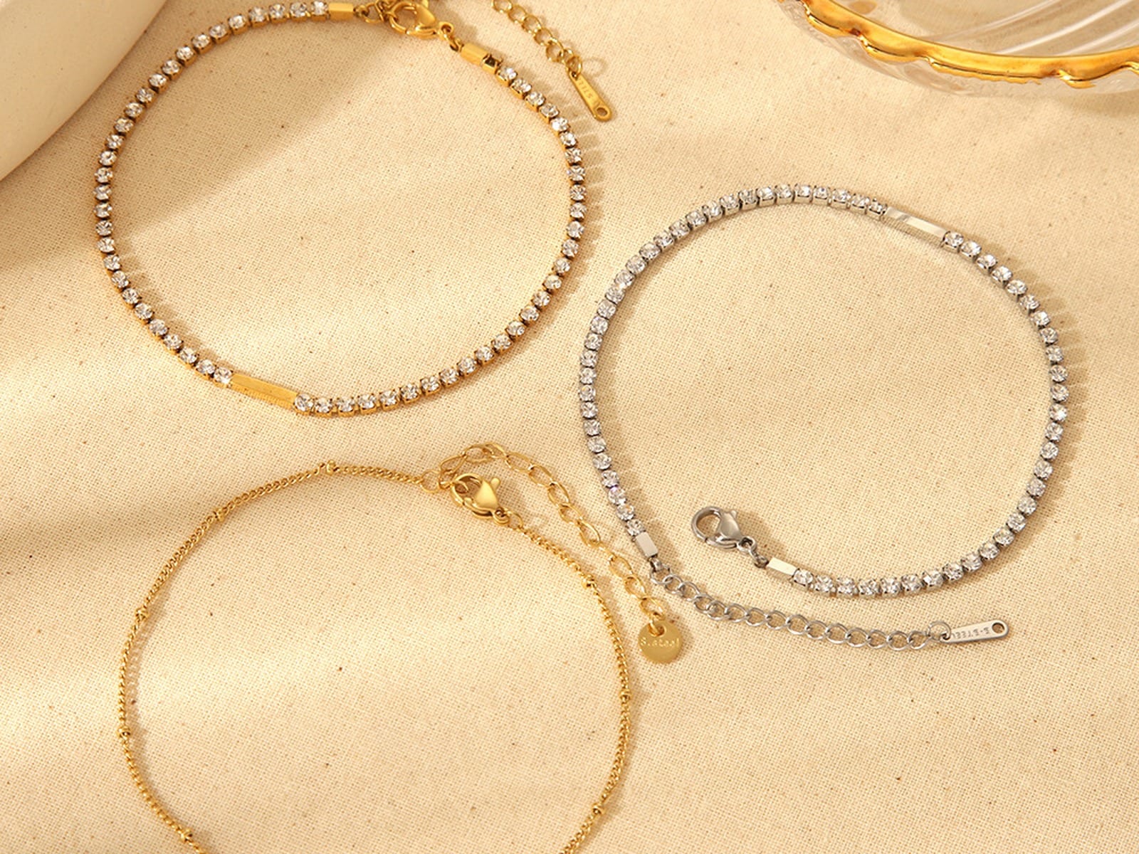 Tennis Anklet — detail