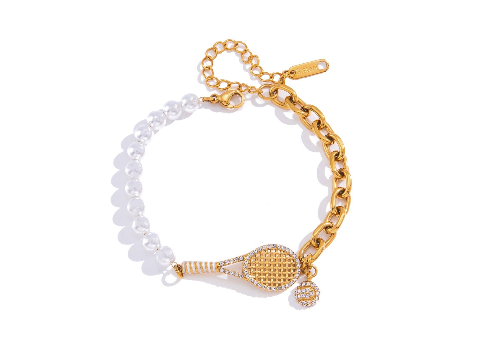 Tennis Racket Bracelet