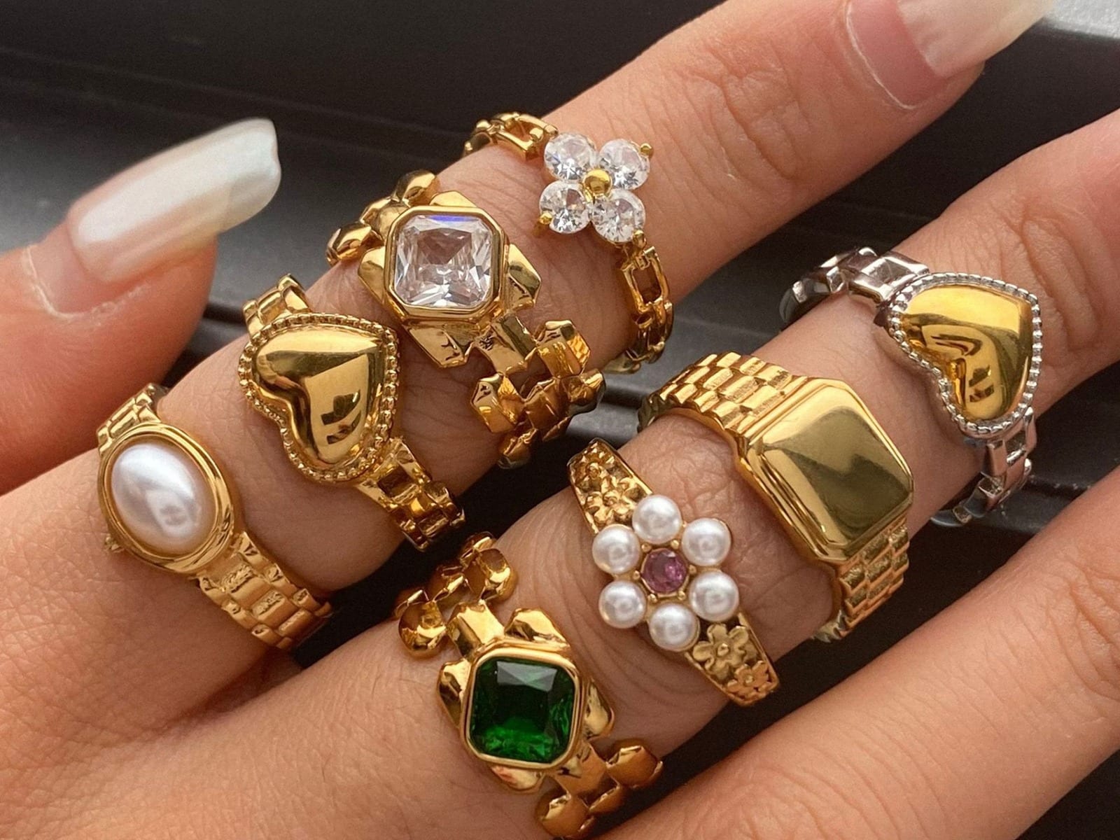 Watch-Band & Stone Ring Range — detail