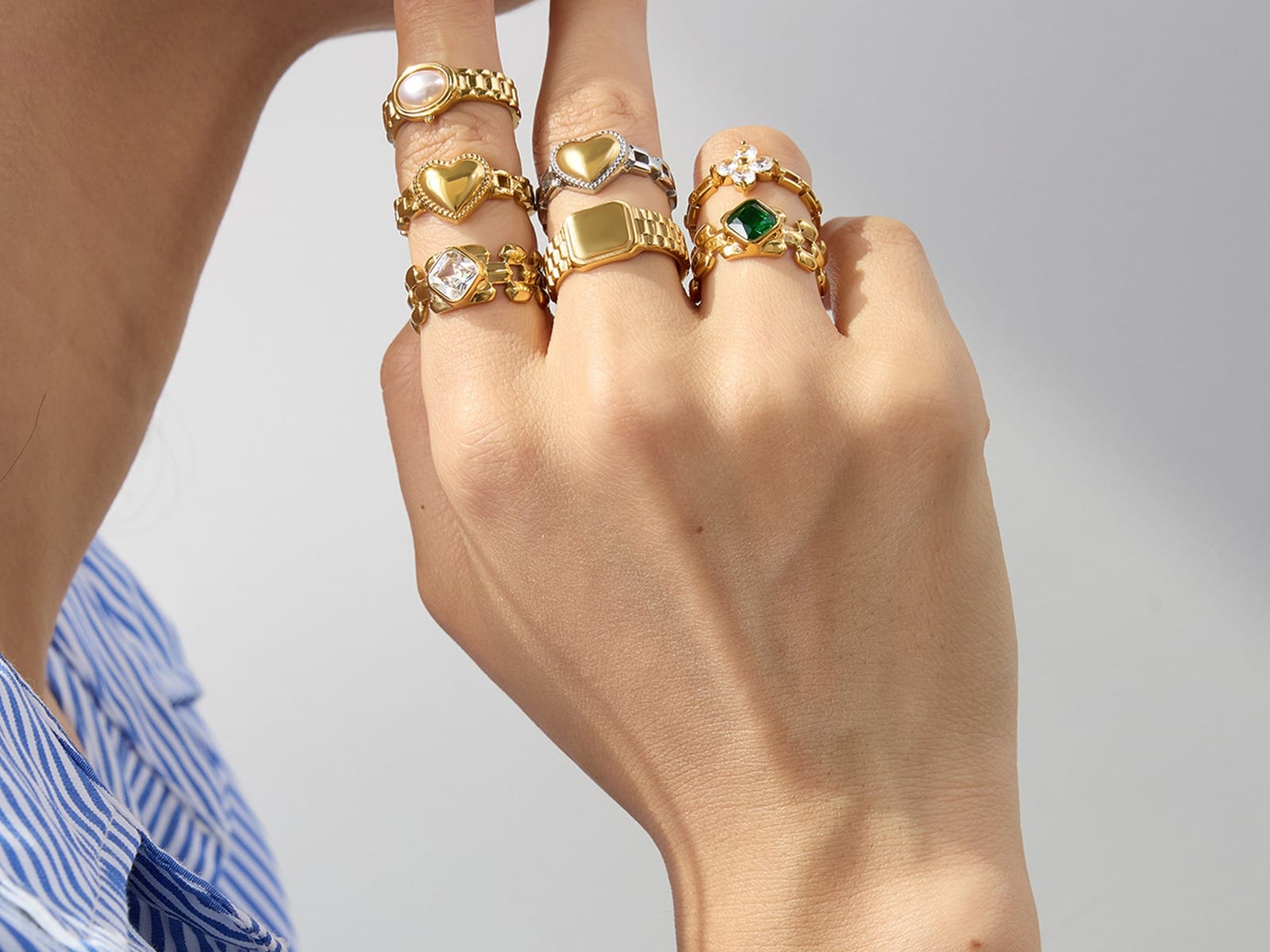 Watch-Band & Stone Ring Range — detail
