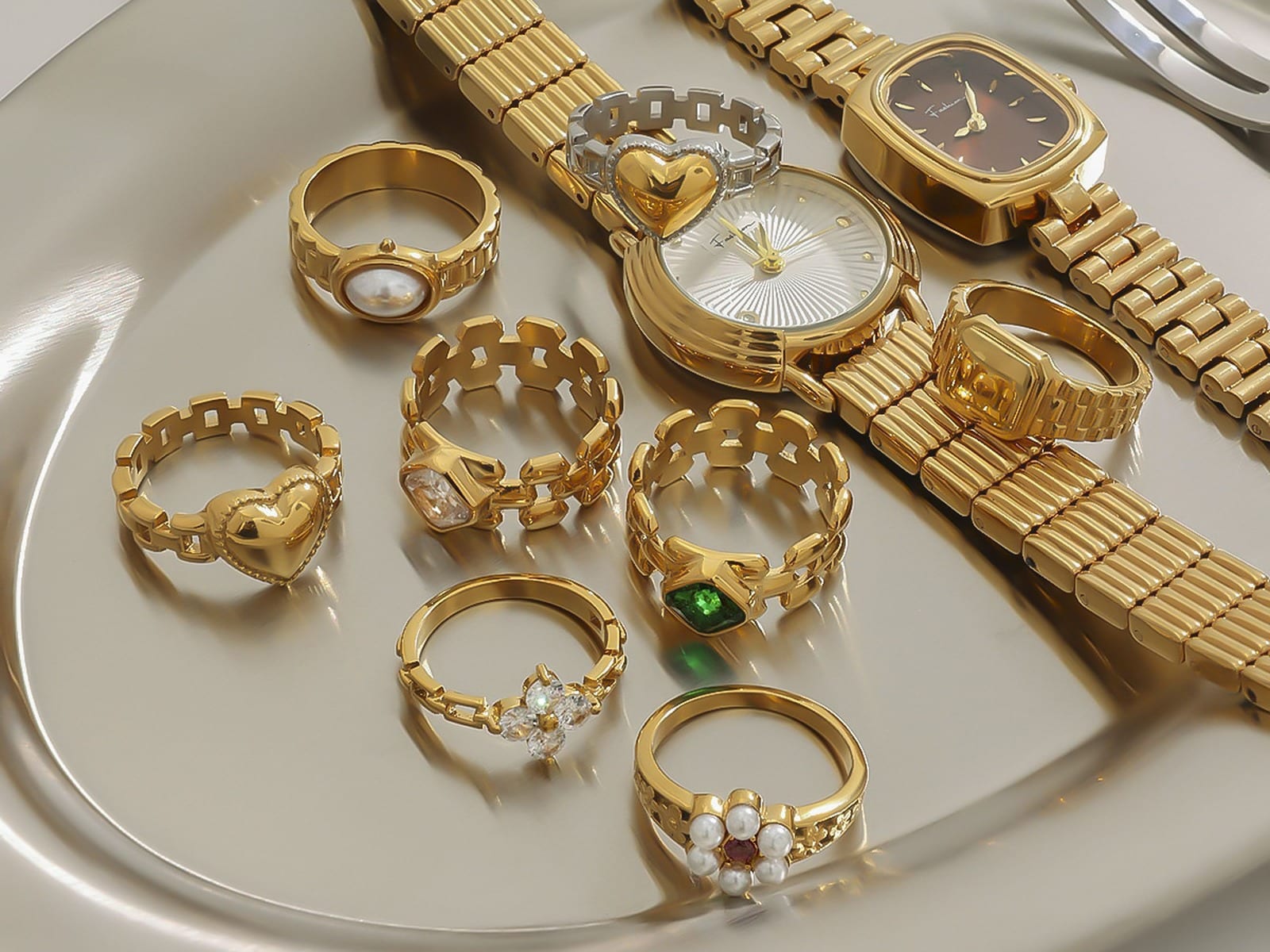 Watch-Band & Stone Ring Range — detail