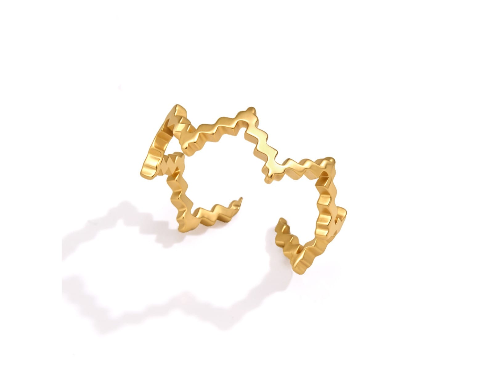 Wave Adjustable Ring