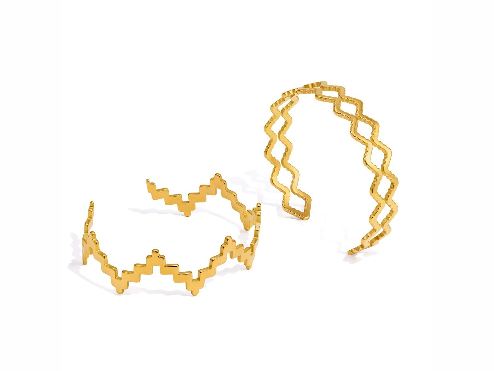 Zigzag Line Bangle